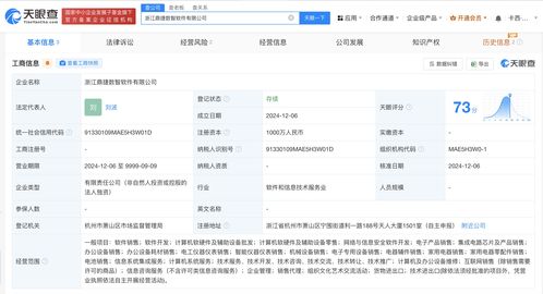 鼎捷數(shù)智在浙江成立軟件公司 注冊(cè)資本1000萬(wàn)元